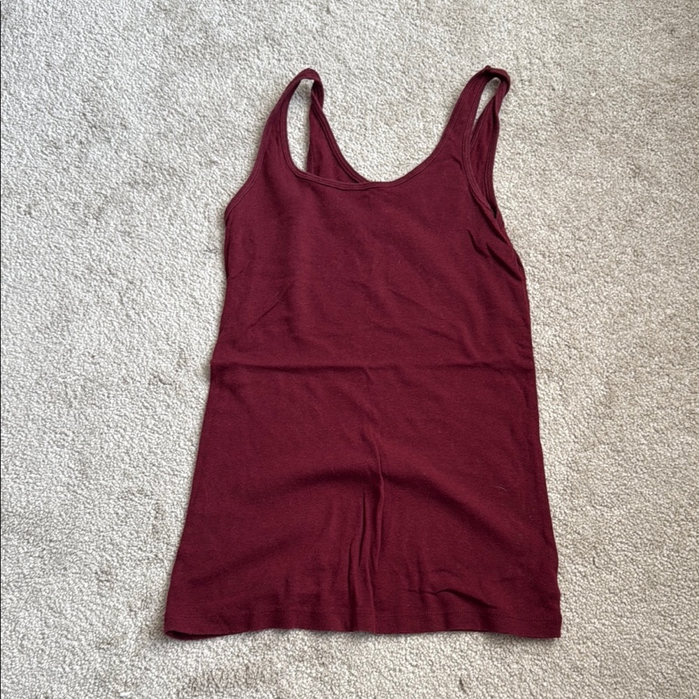Old Navy Deep Red Tank Top